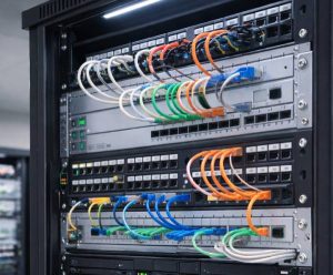 Professional network rack and infrastructure installation in Edmonton